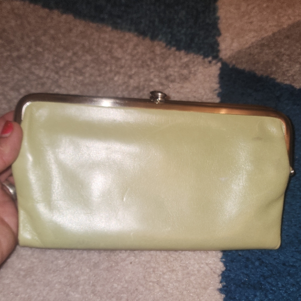HOBO Light Green Clutch